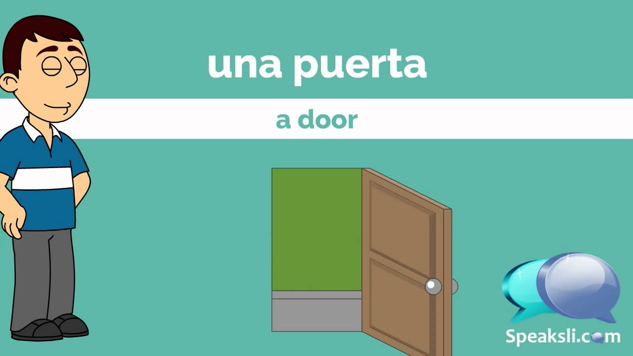 500 Spanish Nouns Part 1 Learn Spanish Spanish Vocabulary