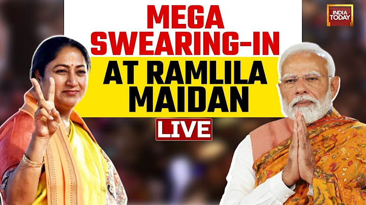 Rekha Gupta Swearing In Ceremony Live | PM Modi Live | Delhi CM Oath Ceremony Live