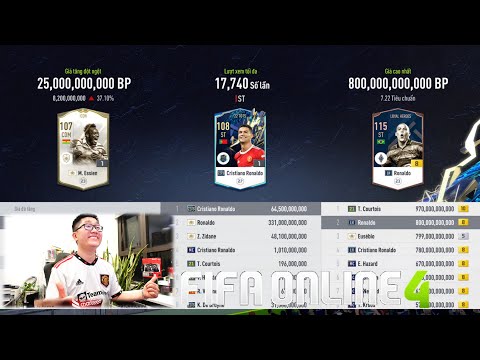 Video FIFA ONLINE 4: 100 TỶ XUỐNG TIỀN VỚI TEAM ĐẶC BIỆT,... - youtube