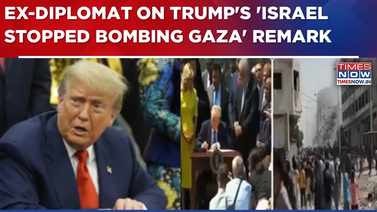 Former Diplomat Suresh Goel Shares His Views On Trump's 'Israel Stopped Bombing Gaza' Tweet | WATCH