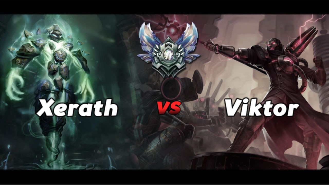 LoL - Xerath vs Viktor Season 6 Mid Gameplay
