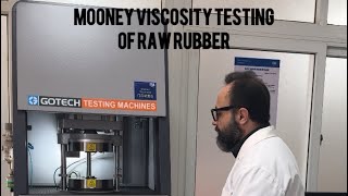 Mooney Viscosity Testing of Raw Rubber - Dr. Peyman Ezzati