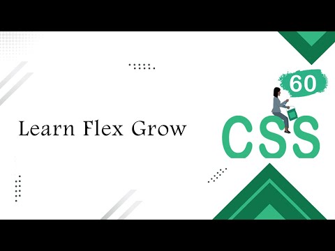 [Learn CSS Layout in Arabic 2022]  #60 Flex Grow