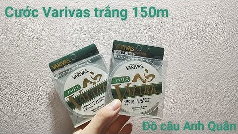 Cước Varivas 150m| Chuyên làm trục làm linh | Màu Trắng trong suốt|