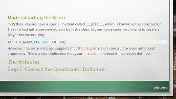 Resolving the TypeError in Your Python Game: An Easy Fix to Your player() Issue