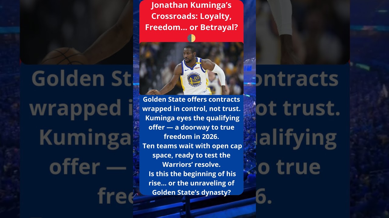 Jonathan Kuminga’s Crossroads: Loyalty, Freedom… or Betrayal? 🌓