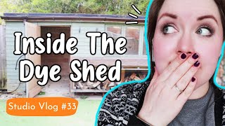 Inside The Dye Shed - How I Edit My Thumbnails - Studio Vlog #33 ¦ The Corner of Craft