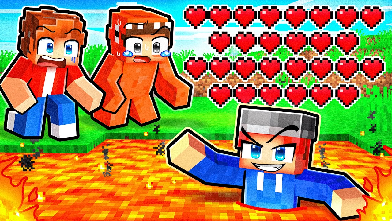 I Pranked My Friends with 1,000,000 HEARTS in Minecraft!