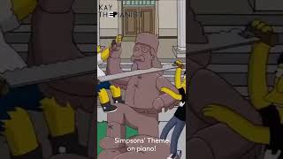 Simpsons Theme on Piano! #shorts #simpsons