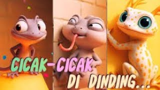 Lagu Anak-Anak - Cicak di Dinding, Merayap dengan Tenang - Lagu Anak-Anak \u0026 Balita Paling Viral
