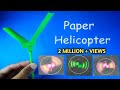 Paper Helicopter | How to Make Flying Paper Helicopter