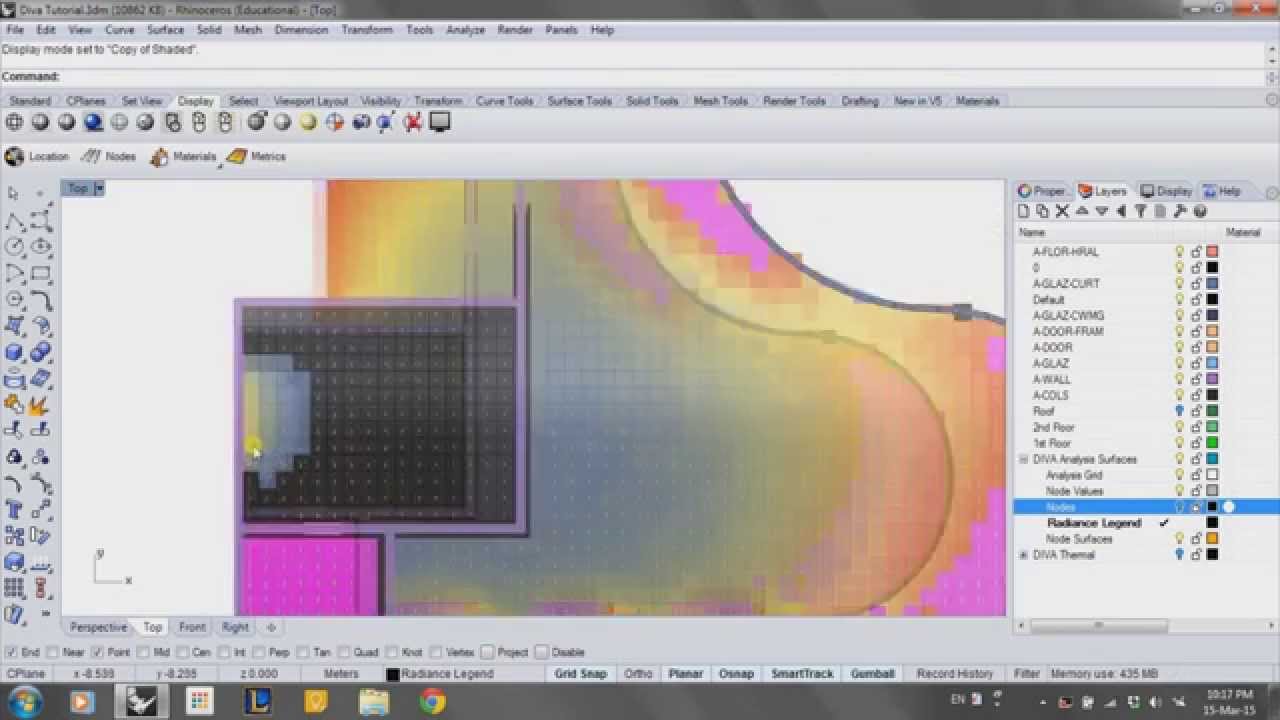 Introduction to Diva for Rhino 3 - Daylight Analysis Simulation - YouTube