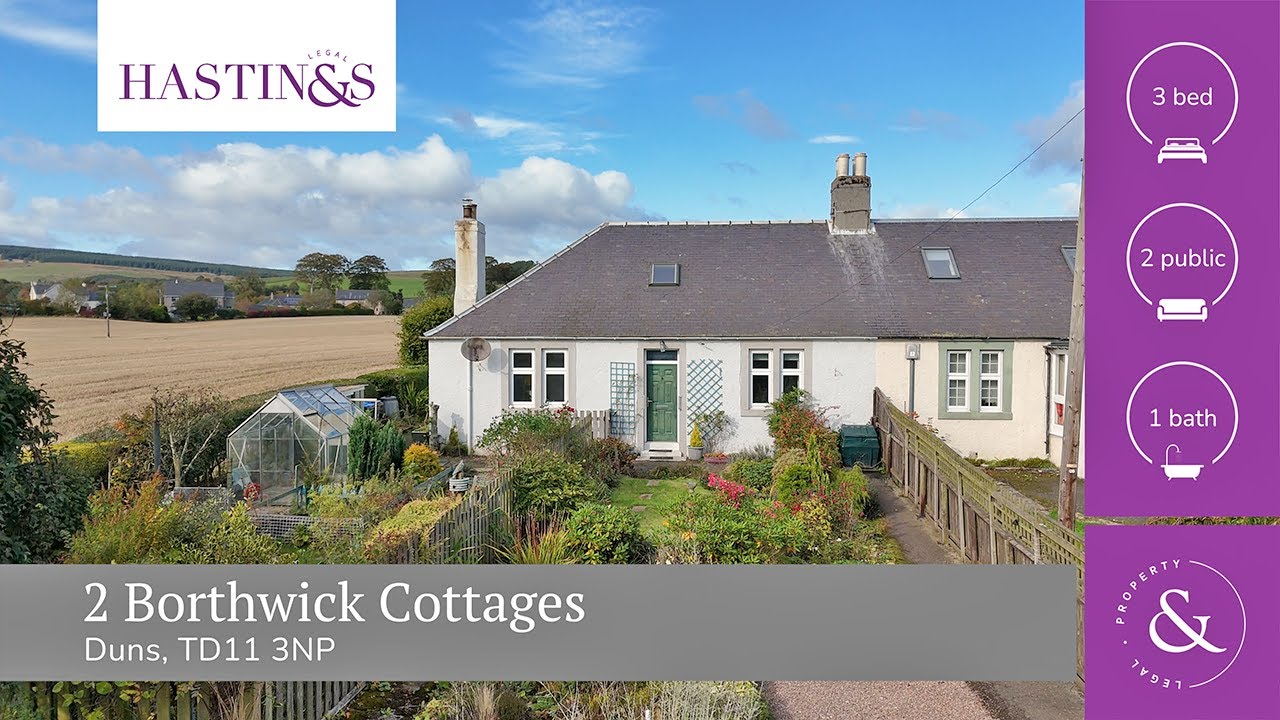 2 Borthwick Cottages, Duns TD11 3NP - Video Tour
