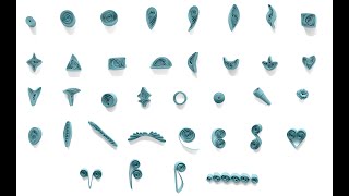 36 Quilling Shapes and Scrolls