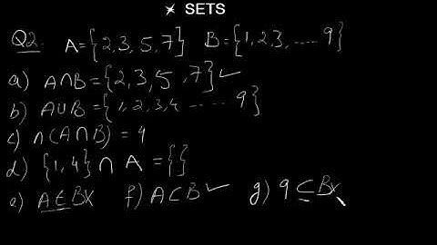 Sets IGCSE Mathematics, E1.2 ( Part 4 ) (Ex.2, Q 1 to 4, Chap#8) )