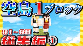 【マイクラ】一気見！1ブロックからはじまるマインクラフト総集編① #1~#8  【ゆっくり実況】 screenshot 3