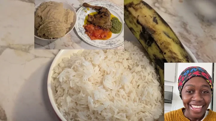 Easy and sample method to cook Rice &plantina FuFu African cuisine food