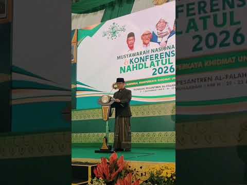Pembukaan Munas dan Konbes Nahdlatul Ulama 2026, Ploso, Kediri, Jawa Timur.