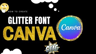 Canva for Beginners: How to Create Your Own Glitter Text in Canva screenshot 4