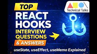 React Hooks Interview Questions You MUST Know | useState, useEffect, useMemo Explained