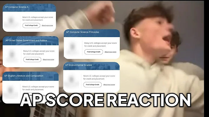 Reacting to my AP Exam Scores (SHOCKED)