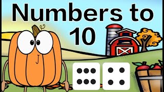 Dice Numbers to 10 Subitizing: Thanksgiving
