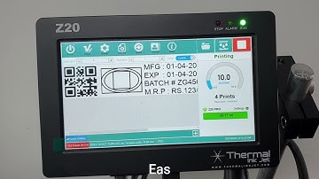 Application: Thermal Inkjet Z20 Pro Variable Data Industrial Printer