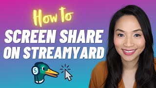 How to use Streamyard - Streamyard screen share tutorial (Share your screen and play audio)