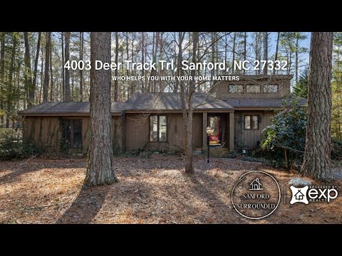 4003 Deer Track Trl, Sanford, NC home video tour