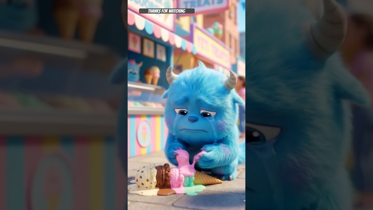 Baby Monster Drops Ice Cream 😢🍦 Then THIS Happens! | Cute Story 