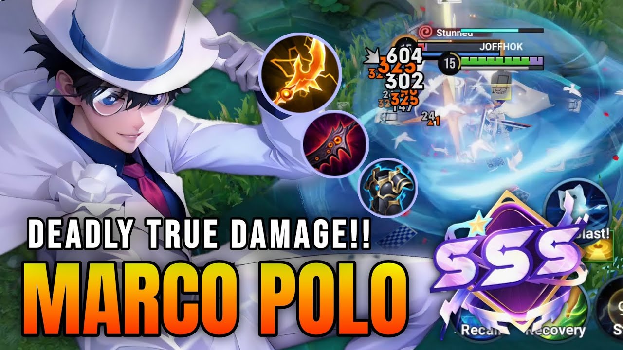 20Kills!! Marco Polo Deletes Enemies Instantly - Top 1 Best Build in Honor Of Kings