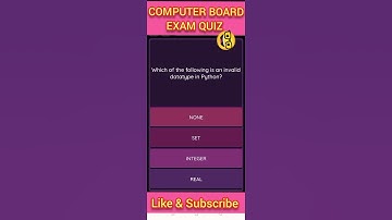 #CBSE CLASS 12 BOARD EXAM QUIZ #cbseboard #python #shorts  #cbseboardexam2023  #viralvideo