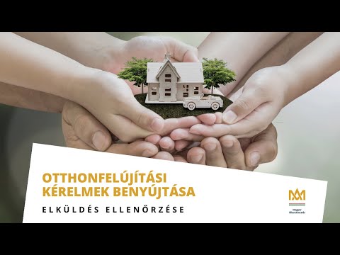 Otthonfelújítási kérelmek benyújtása 4. | elküldés ellenőrzése