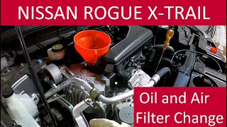 Nissan Rogue / X-Trail Oil Change DIY – Full Service Guide (T32 Petrol 2014-2020) screenshot 3