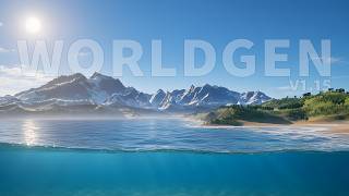 Unreal Engine 5 Infinite Procedural Terrain — Ocean Waves & Underwater | WorldGen V1.15 Unreal Engine 5 Infinite Procedural Terrain — Ocean Waves & Underwater | WorldGen V1.15