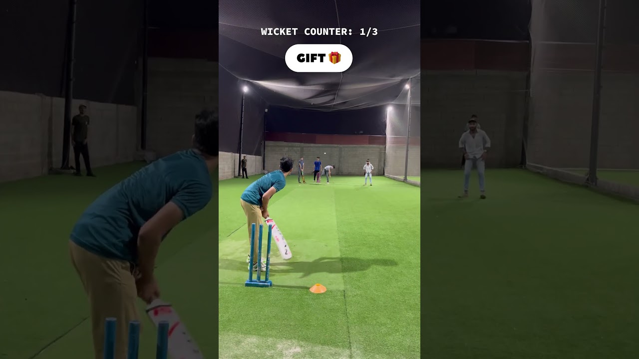 Hat-trick Hero! 🤯🙌 Indoor Cricket Madness 