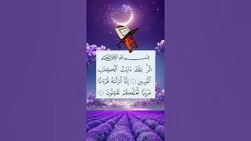 الر تلك آيات الكتاب المبين (1) إنا أنزلناه قرآنا عربيا لعلكم