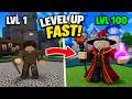 Level Up 10x FASTER In Wizard Alchemy Roblox