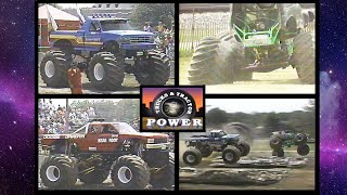 1992 TRUCKS & TRACTOR POWER! MONSTER TRUCK RACING! COLUMBUS OHIO, PENDA POINTS RACE #2!