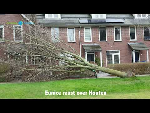 storm eunice houdt huis in houten