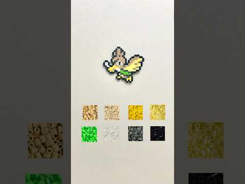 【ポケモンアイロンビーズ】No.0083 カモネギ　#pixelart #ドット絵 #pokemon #パーラービーズ #diamondpainting #アイロンビーズ #ポケモン