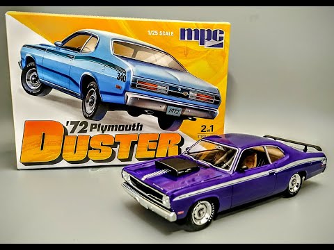 NEW 1972 Plymouth Duster 340 Custom 1/25 Scale Model Kit Build How