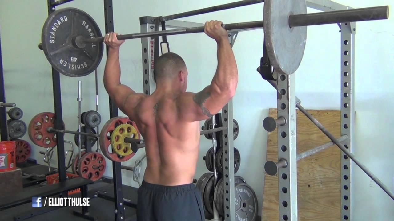 Heavy chest and shoulder workout
