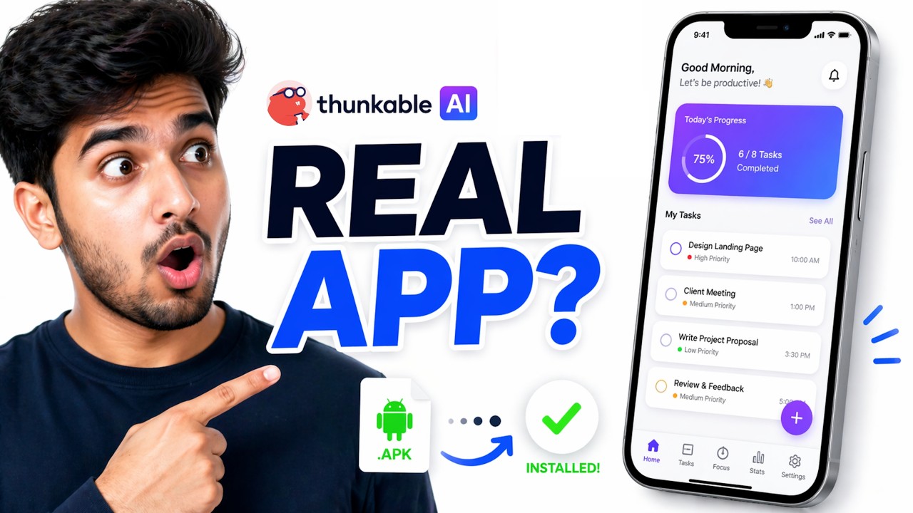 Can Thunkable AI really build a real mobile app in 2026? I tested it ...