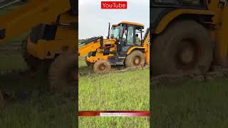 87 Jcb 3Dx Xtra Struggles In The Mud, Driving Skills Of Jcb Driver Part - 01