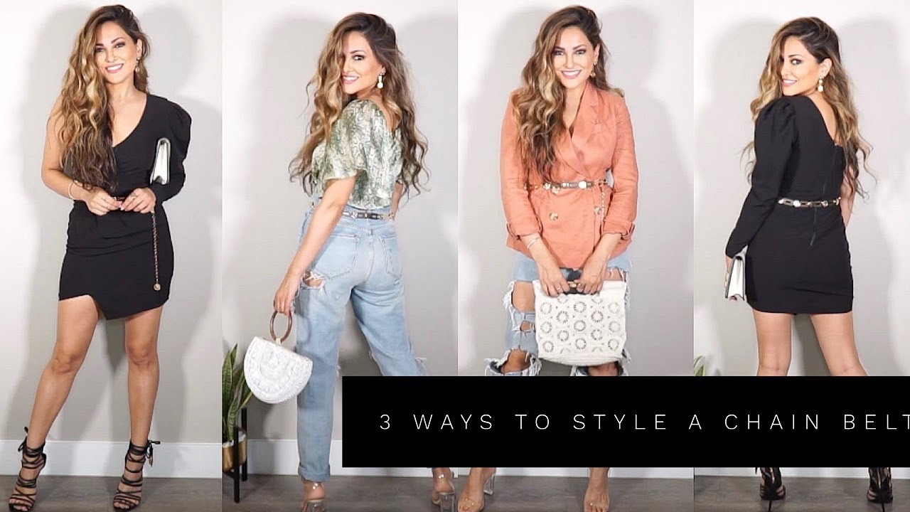3 WAYS TO #STYLE A CHAIN BELT