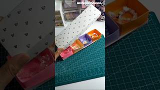 diy paper origami desk organizer #diy #papercrafting #papercraft #shortvideo