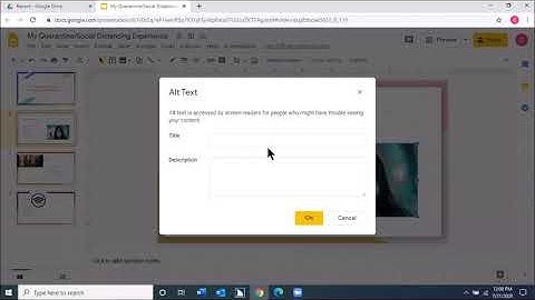 Google Slides placing images with screen reader by Campbell