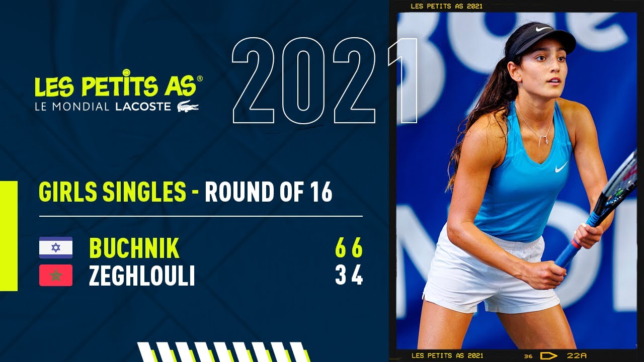 Les Petits As 2021 | Girls Round of 16 | Mika Buchnik vs. Amina Zeghlouli
