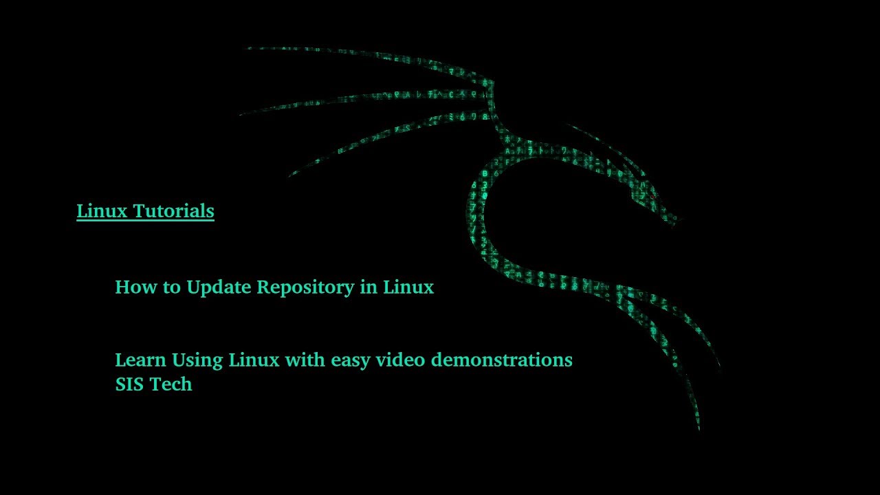 how-to-update-repository-in-linux-linux-tutorials-sis-tech-youtube